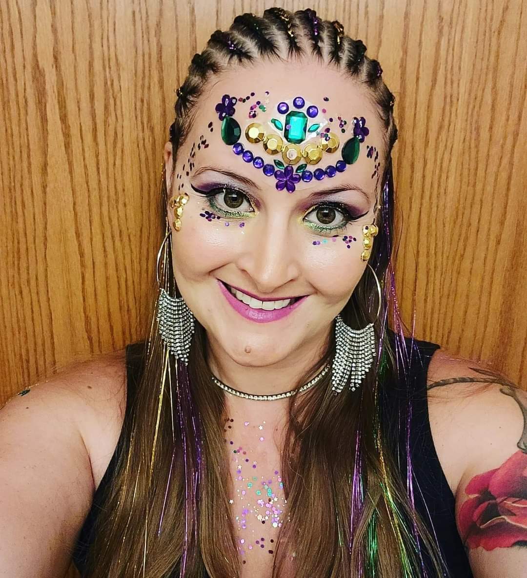 Mardi gras gems