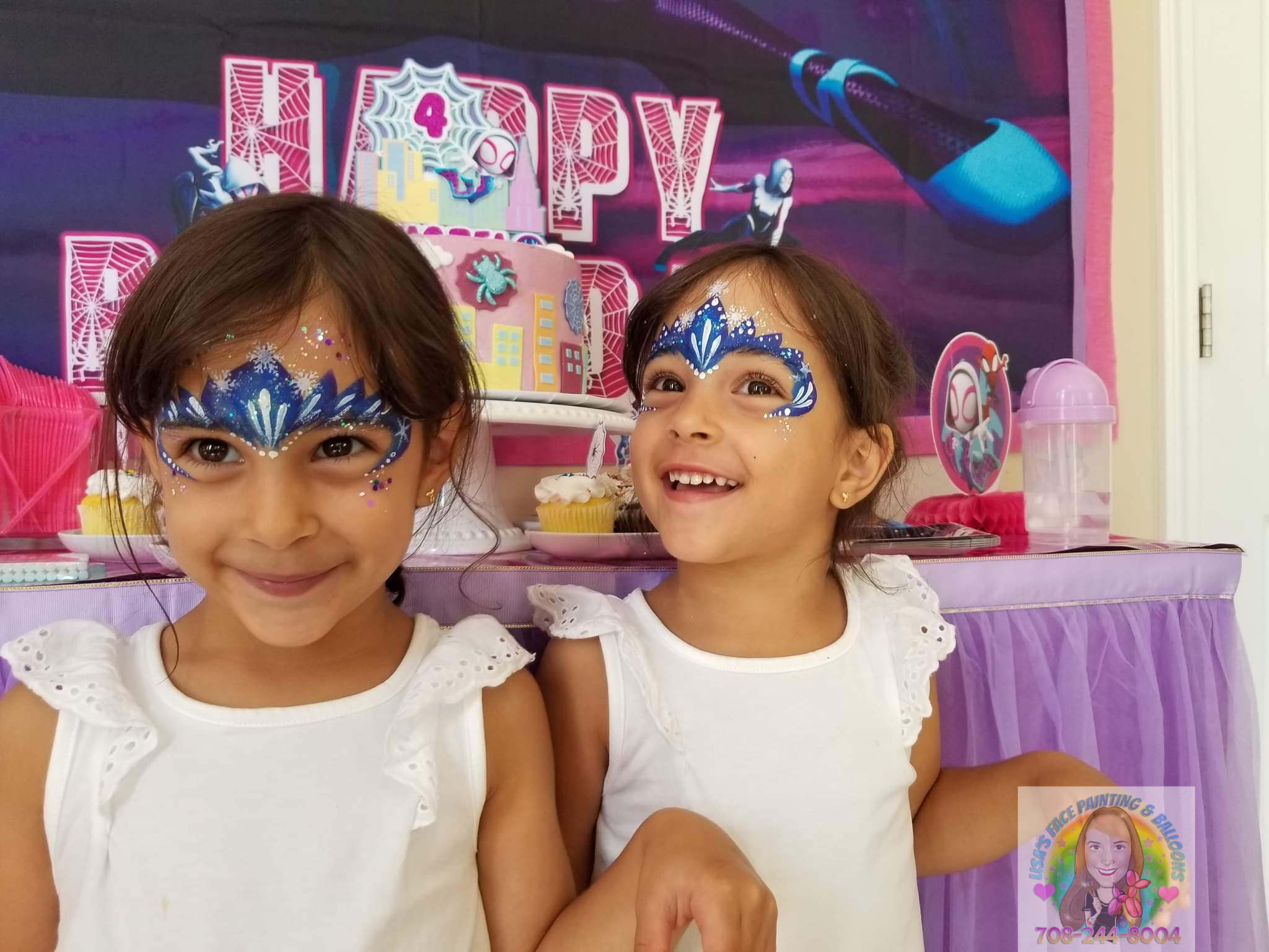 Princess face paintings