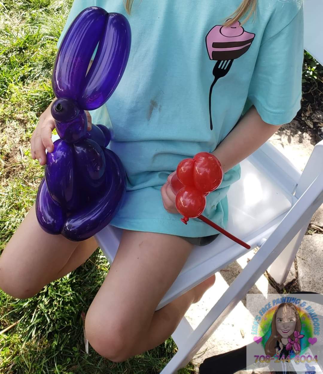 Bunny and mouse balloon